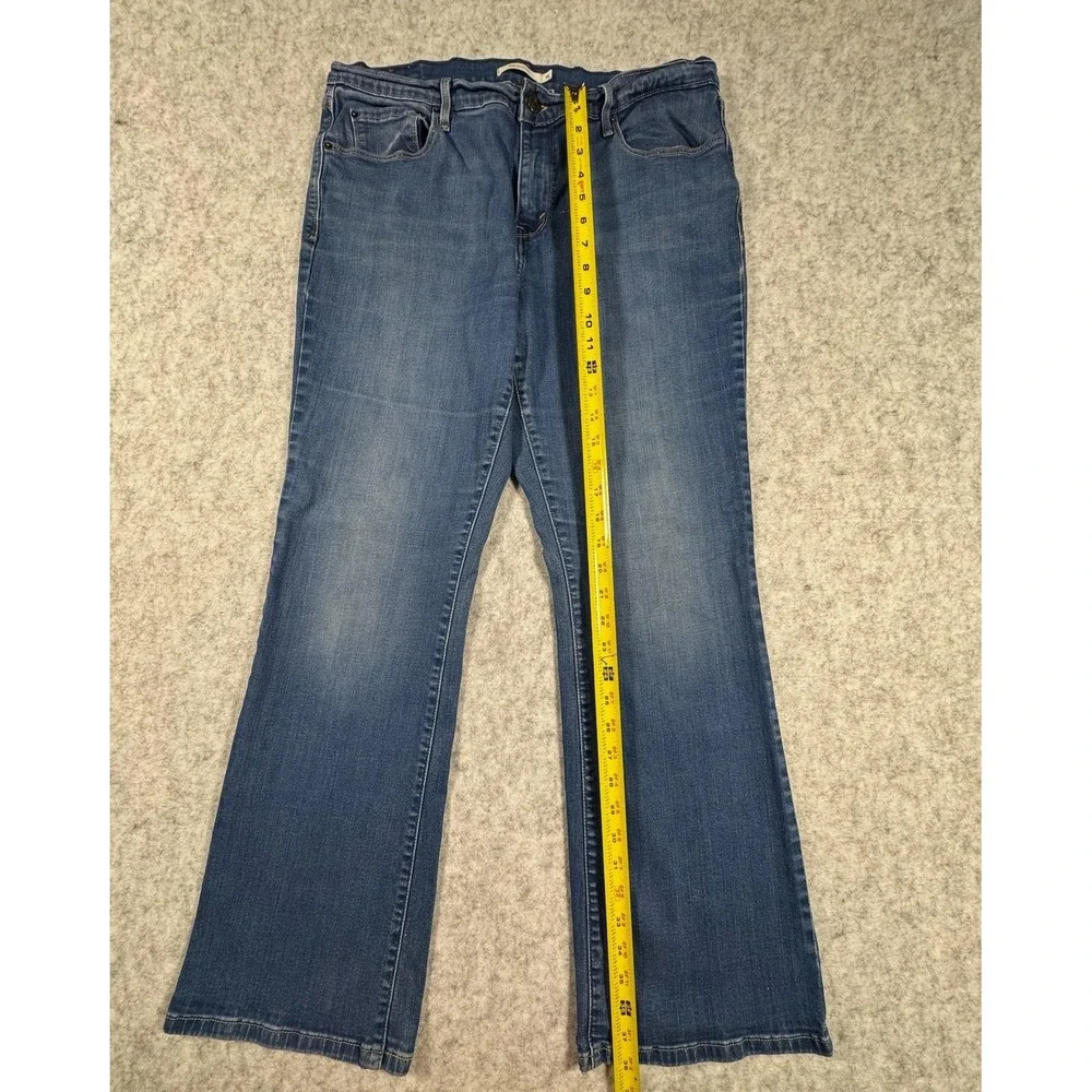 Levis 515 Bootcut Jeans Womens 14 Blue Medium Wash Mid Rise Denim Classic